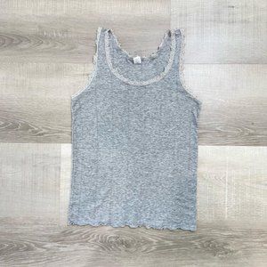 Basic Gray Lace Tank